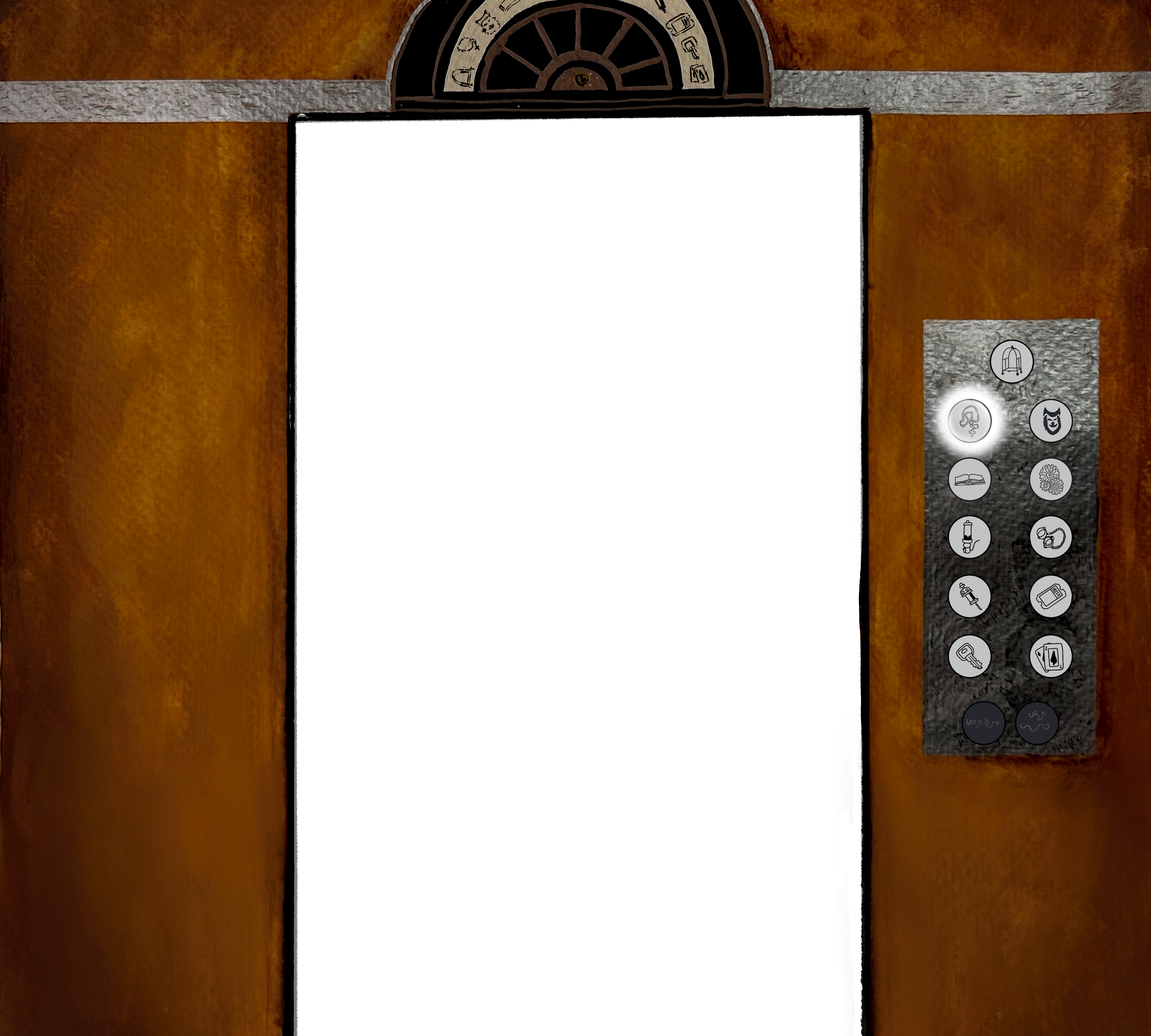 Elevator with Floor 2 button pressed