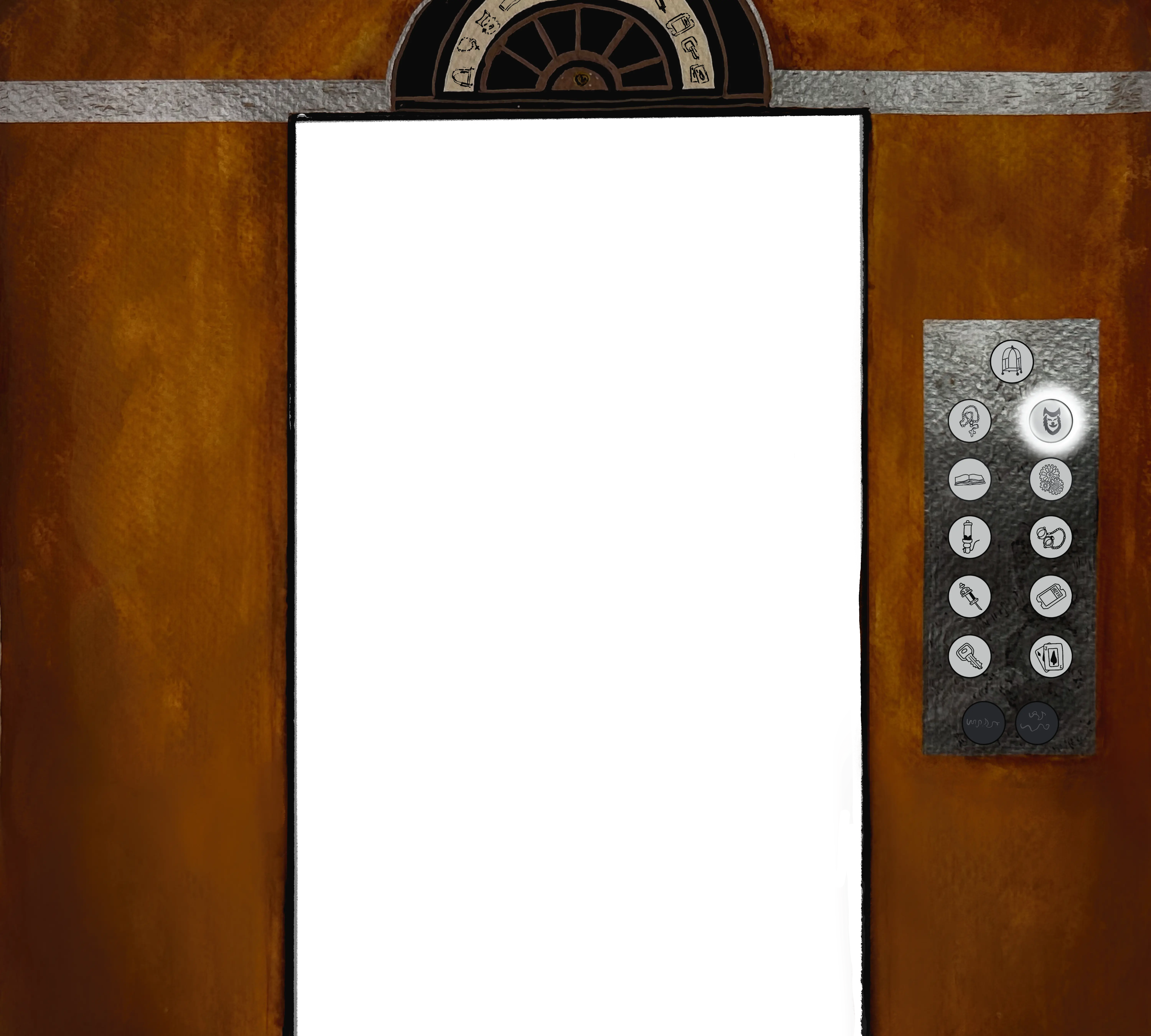 Elevator with Floor 3 button pressed